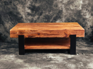 stół loftowy na wymiar, na zamówienie, drewniany, z metalowymi nogami