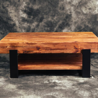 stół loftowy na wymiar, na zamówienie, drewniany, z metalowymi nogami