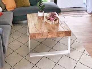 stolik kawowy, ława dębowa, na wymiar z dębowych belek