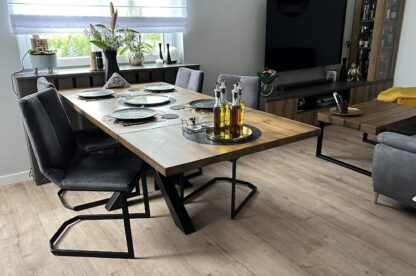 drewniany stół rozkładany z dostawkami, stół do salonu, stół do jadalni, stół kuchenny,