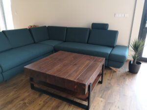 stolik kawowy do salonu, drewniany, loftowy, na wymiar, poznań,