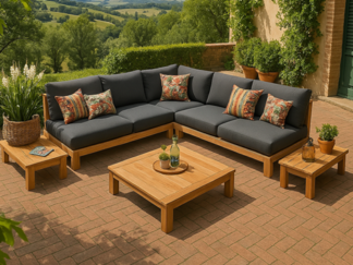 stolik na taras, meble na taras, meble ogrodowe drewniane, meble na taras na wymiar, Poznań