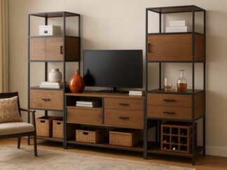 szafka RTV, loft, meblościanka, na wymiar, Poznań