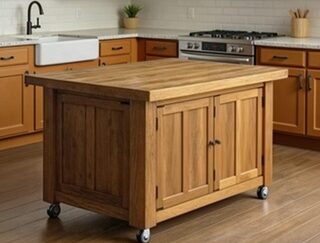 mobilna wyspa kuchenna na kółkach