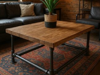 lofotwy kawowy stolik z rur hydraulicznych