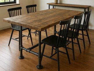 stół z rur hydraulicznych