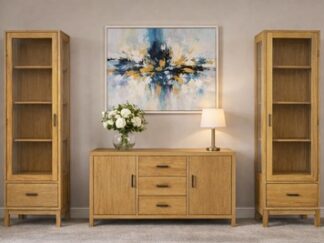 witryna drewniana przeszklona, witryna na wymiar,