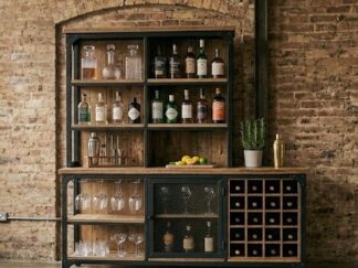 barek na alkohol w stylu loft
